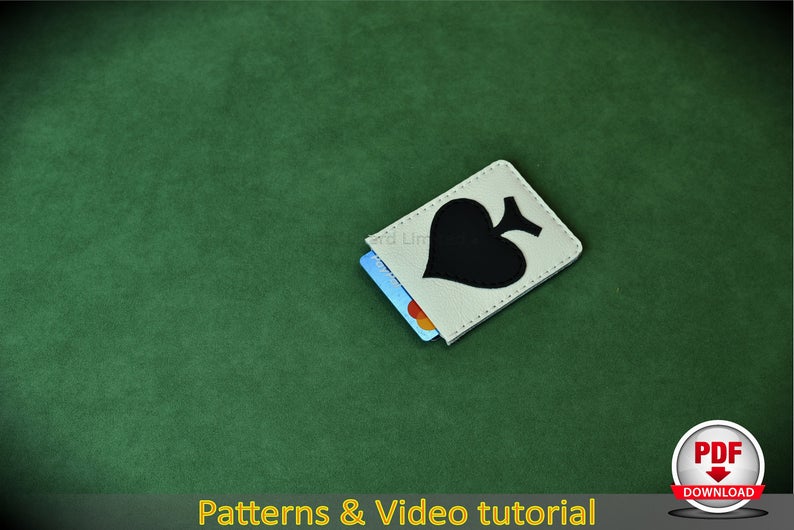 图片[2]-手工皮具图纸 牌九ld001-皮艺果手工皮具图纸