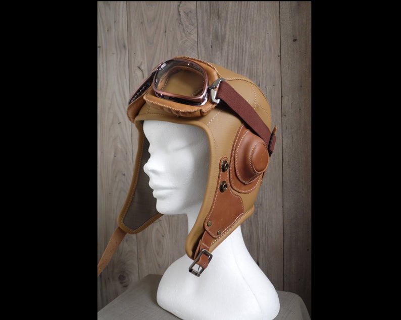 图片[2]-手工皮具图纸 飞行员帽ld005-皮艺果手工皮具图纸