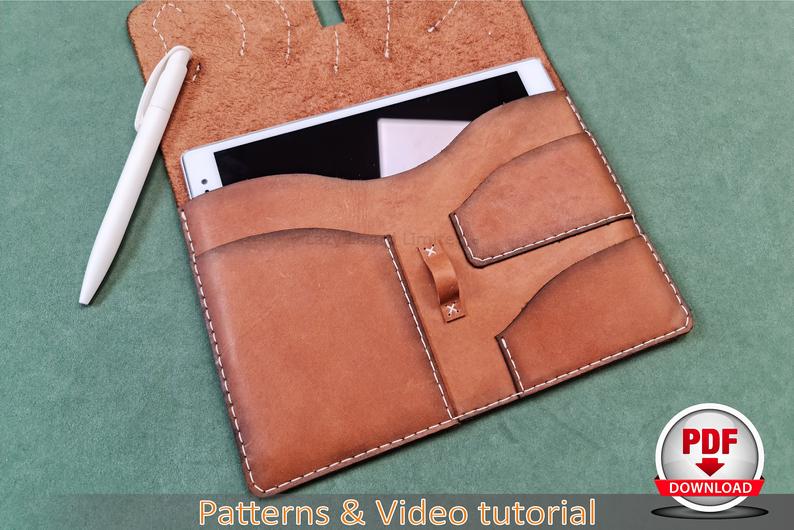 图片[2]-手工皮具图纸 ipad包ld010-皮艺果手工皮具图纸