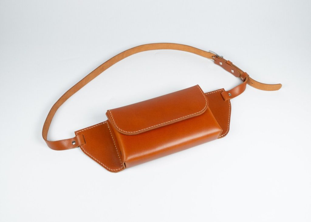 图片[1]-手工皮具图纸 腰包md004-皮艺果手工皮具图纸