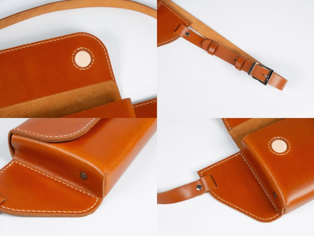 图片[3]-手工皮具图纸 腰包md004-皮艺果手工皮具图纸