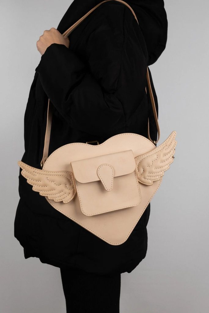 图片[1]-手工皮具图纸 天使背包md007-皮艺果手工皮具图纸