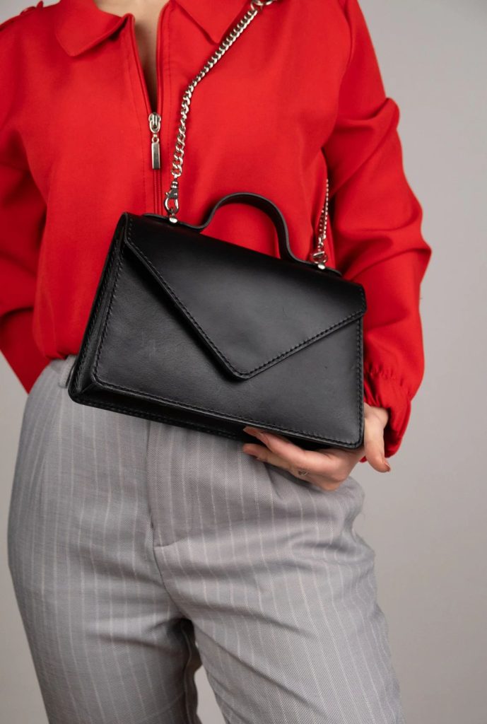 图片[1]-手工皮具图纸 挎包md009-皮艺果手工皮具图纸