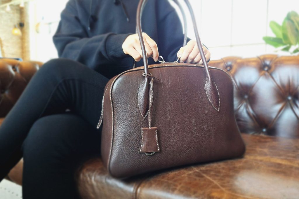 图片[3]-手工皮具图纸 手提包h001-皮艺果手工皮具图纸