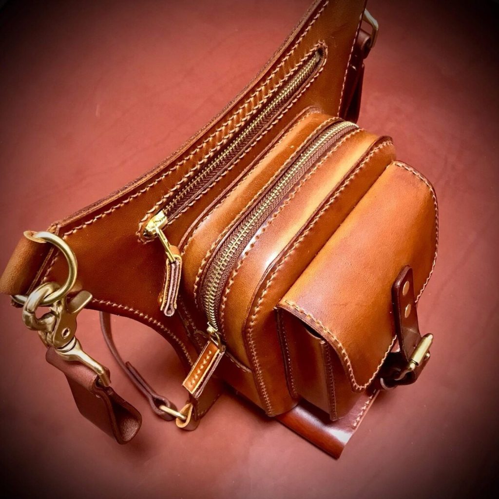 图片[2]-手工皮具图纸 腿包ro002-皮艺果手工皮具图纸