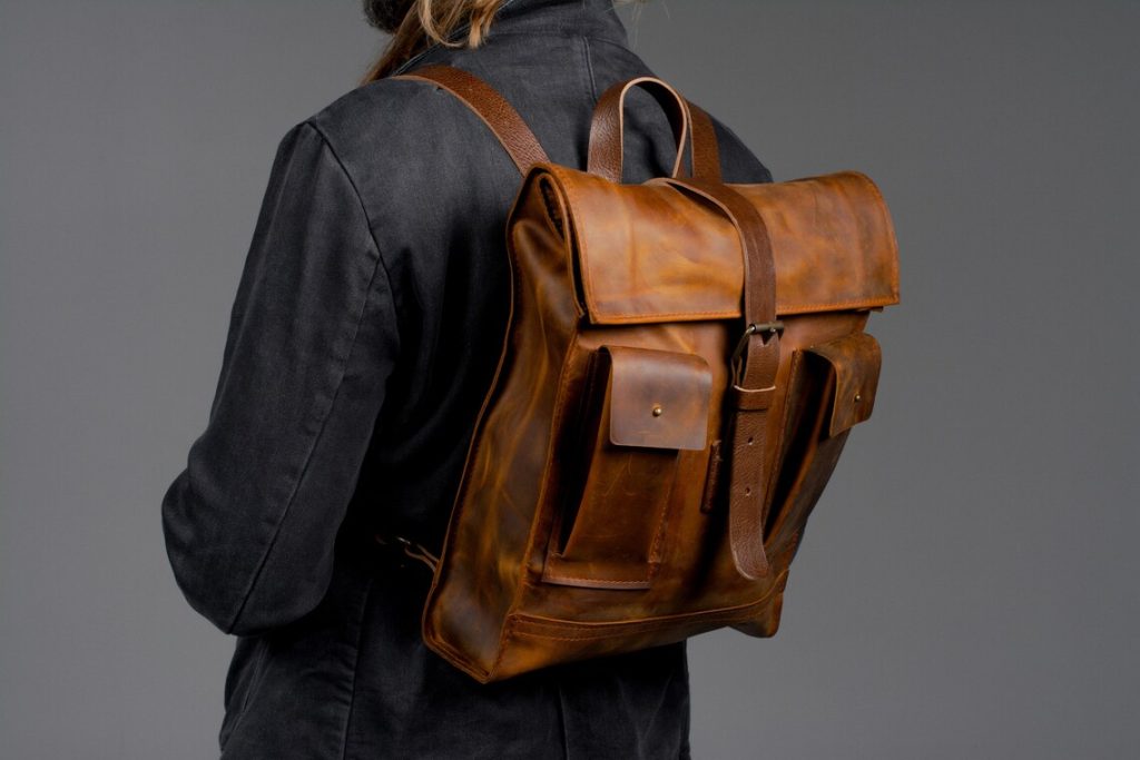 图片[1]-手工皮具图纸 TL001双肩背包-皮艺果手工皮具图纸