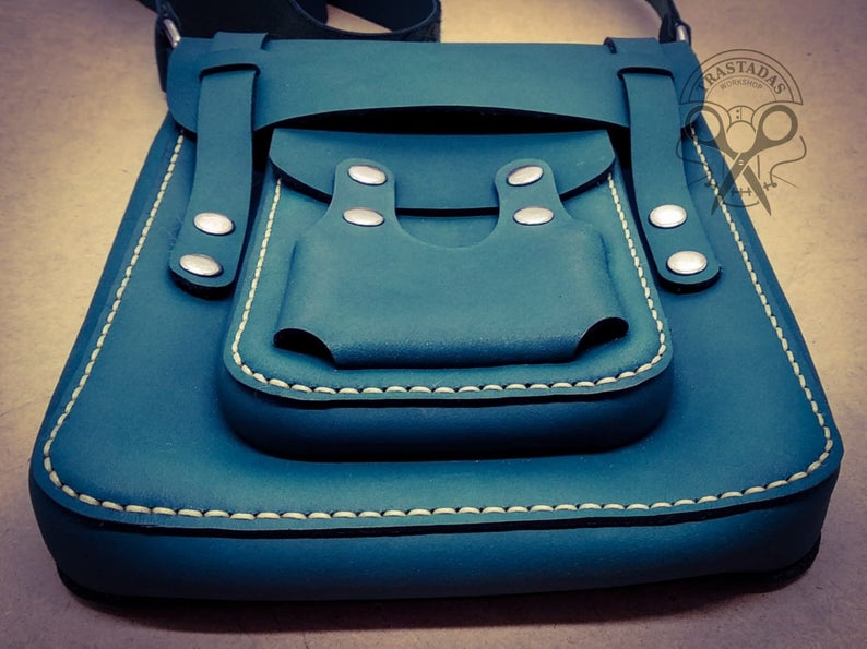 图片[2]-手工皮具图纸 挎包tw002-皮艺果手工皮具图纸