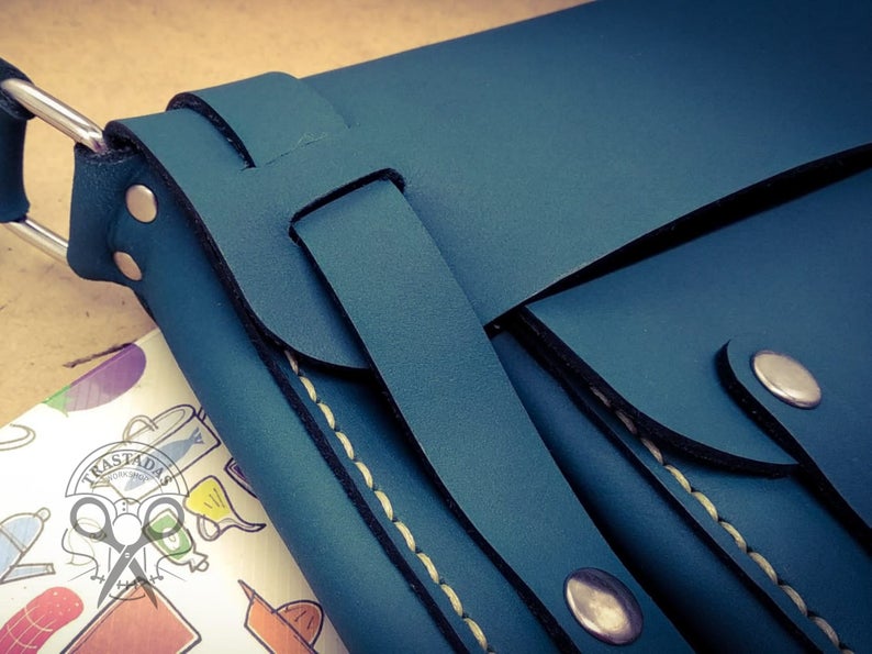 图片[3]-手工皮具图纸 挎包tw002-皮艺果手工皮具图纸