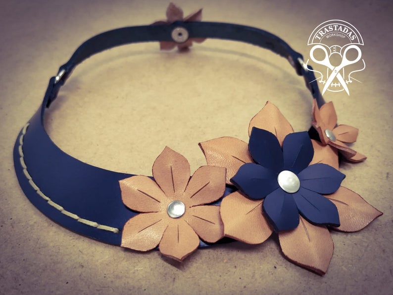 图片[3]-手工皮具图纸 项圈tw003-皮艺果手工皮具图纸