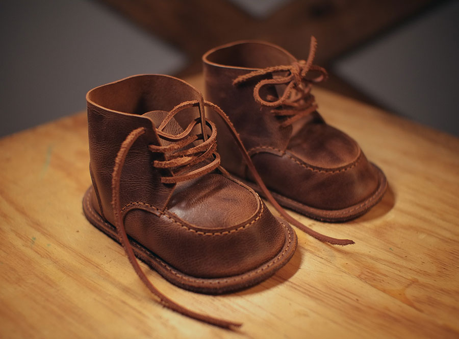 图片[1]-手工皮具图纸 婴儿靴-皮艺果手工皮具图纸