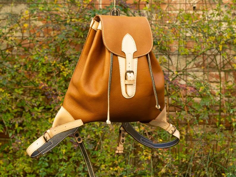 图片[3]-手工皮具图纸 女背包vp002-皮艺果手工皮具图纸