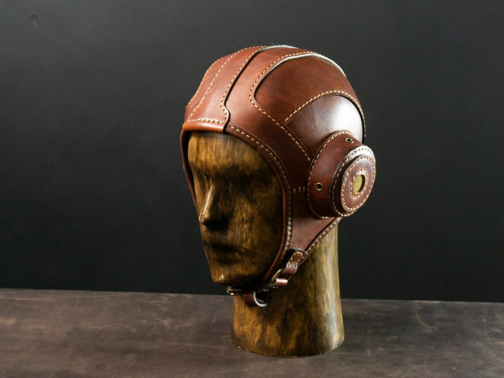 图片[3]-手工皮具图纸 飞行员帽vp005-皮艺果手工皮具图纸