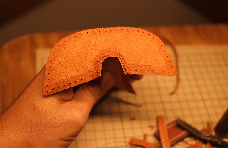 图片[5]-复活节岛耳机支架制作过程-DIY手工帖子圈子-皮具教程-皮艺果手工皮具图纸