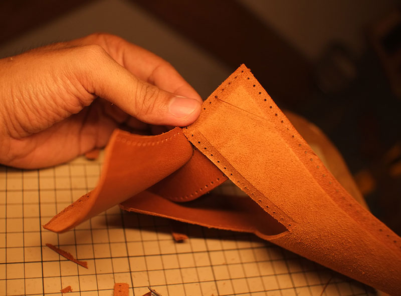 图片[9]-复活节岛耳机支架制作过程-DIY手工帖子圈子-皮具教程-皮艺果手工皮具图纸