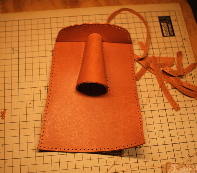 图片[11]-复活节岛耳机支架制作过程-DIY手工帖子圈子-皮具教程-皮艺果手工皮具图纸