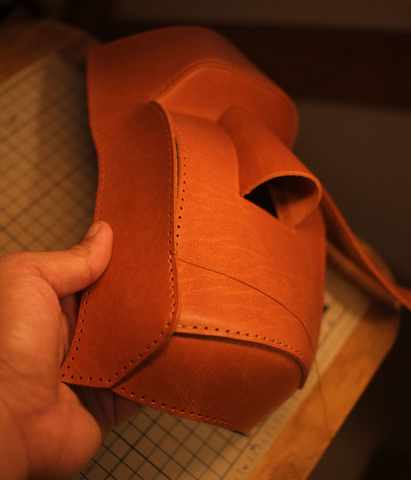 图片[15]-复活节岛耳机支架制作过程-DIY手工帖子圈子-皮具教程-皮艺果手工皮具图纸