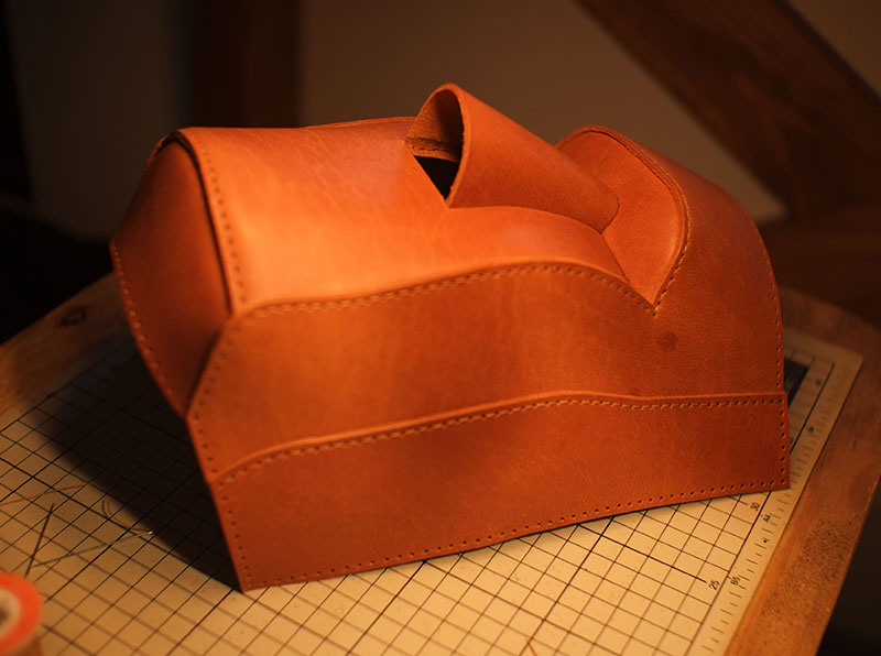 图片[18]-复活节岛耳机支架制作过程-DIY手工帖子圈子-皮具教程-皮艺果手工皮具图纸