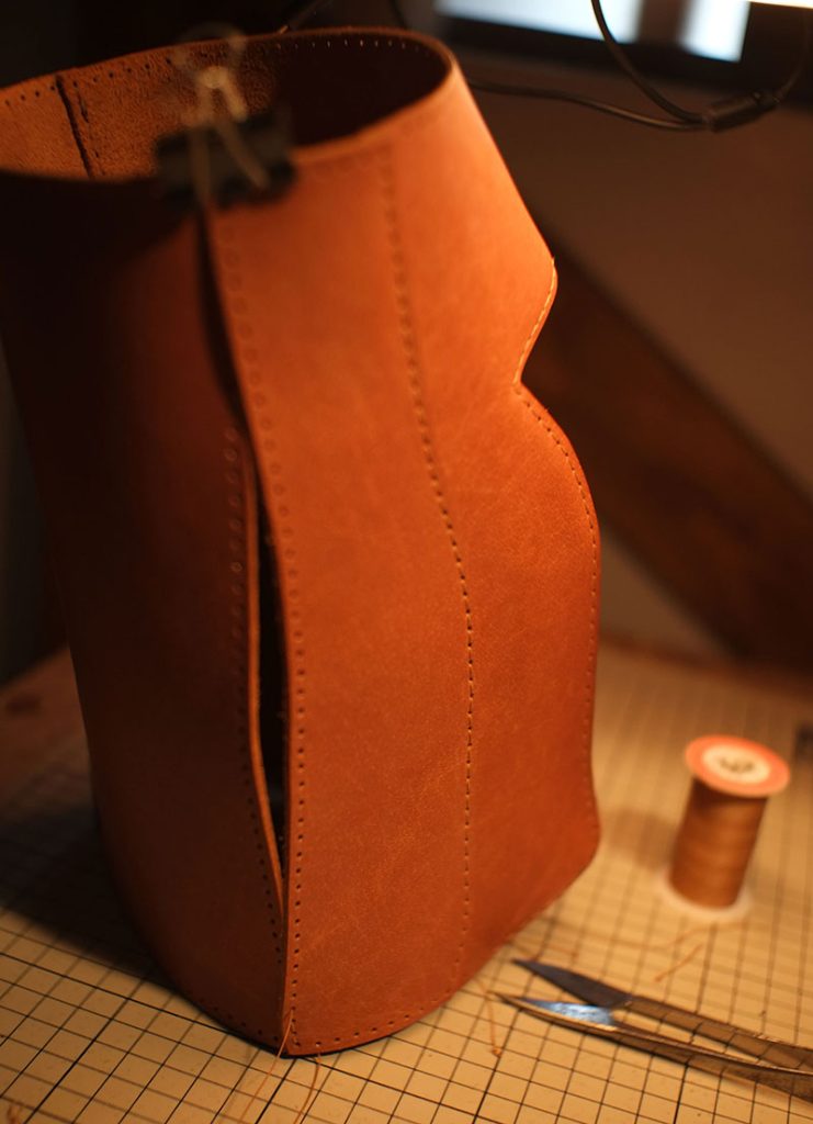 图片[20]-复活节岛耳机支架制作过程-DIY手工帖子圈子-皮具教程-皮艺果手工皮具图纸