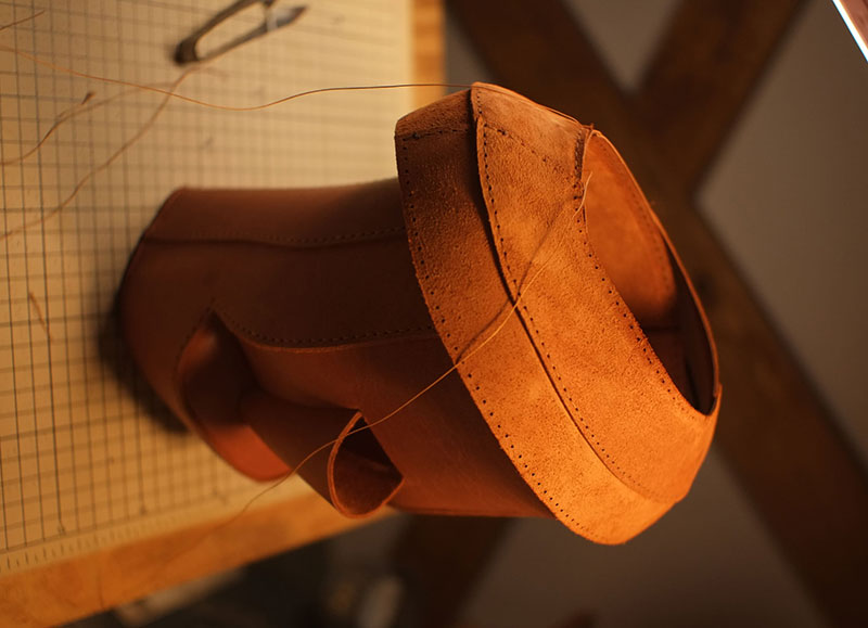 图片[28]-复活节岛耳机支架制作过程-DIY手工帖子圈子-皮具教程-皮艺果手工皮具图纸