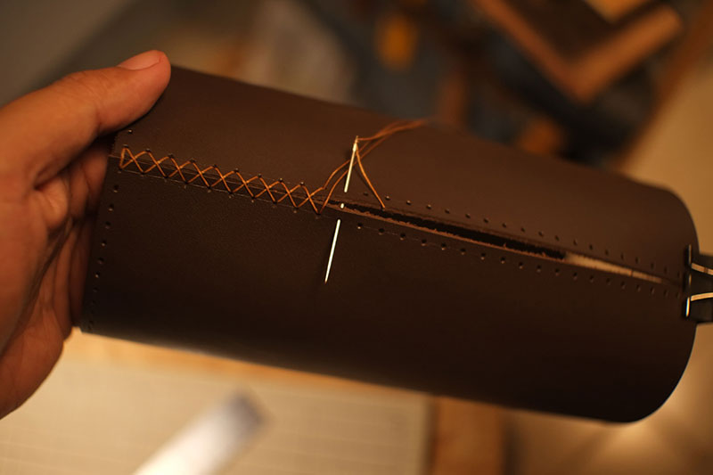 图片[34]-复活节岛耳机支架制作过程-DIY手工帖子圈子-皮具教程-皮艺果手工皮具图纸