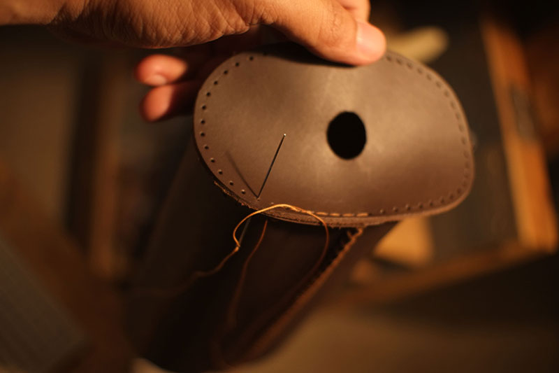 图片[38]-复活节岛耳机支架制作过程-DIY手工帖子圈子-皮具教程-皮艺果手工皮具图纸