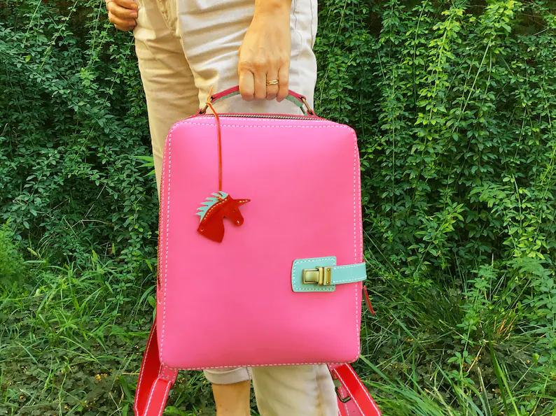 图片[3]-手工皮具图纸 手提背包vp008-皮艺果手工皮具图纸