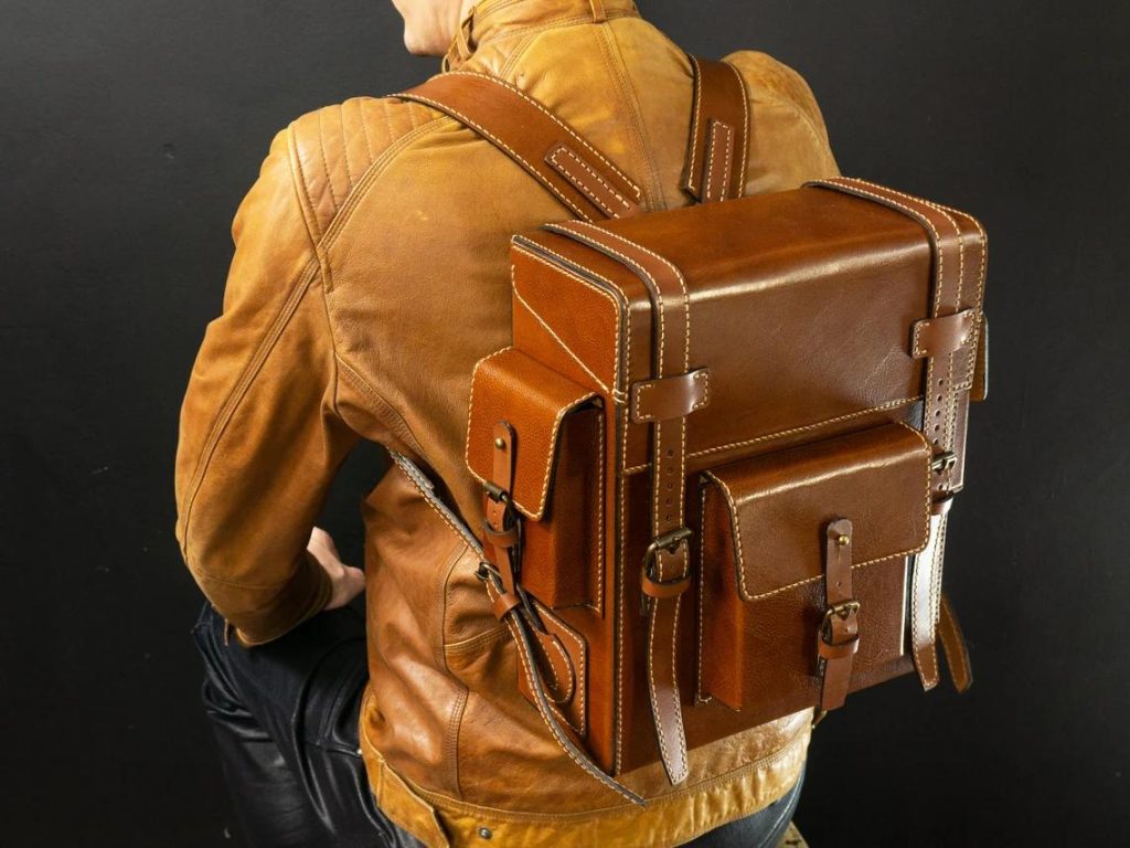 图片[1]-手工皮具图纸 户外背包vp010-皮艺果手工皮具图纸