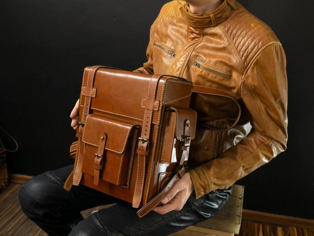 图片[3]-手工皮具图纸 户外背包vp010-皮艺果手工皮具图纸