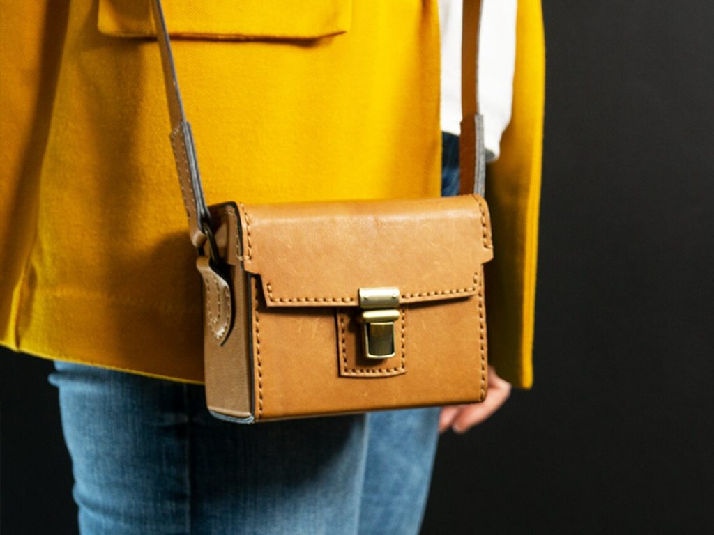 图片[1]-手工皮具图纸 挎包vp011-皮艺果手工皮具图纸