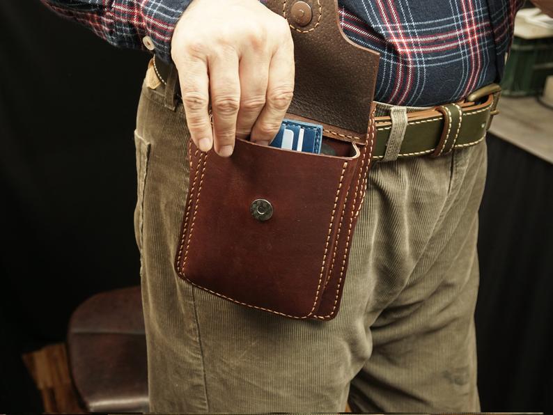 图片[2]-手工皮具图纸 腰带包vp020-皮艺果手工皮具图纸