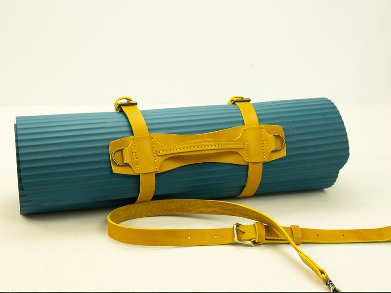 图片[2]-手工皮具图纸 瑜伽垫绑带vp026-皮艺果手工皮具图纸