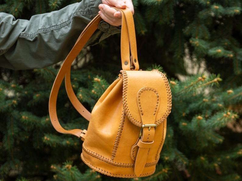 图片[3]-手工皮具图纸 双肩包vp029-皮艺果手工皮具图纸