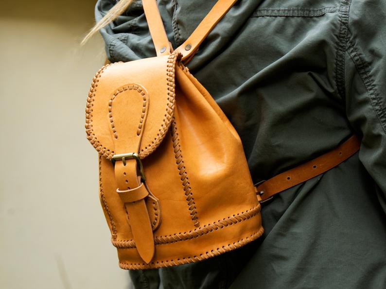 图片[2]-手工皮具图纸 双肩包vp029-皮艺果手工皮具图纸