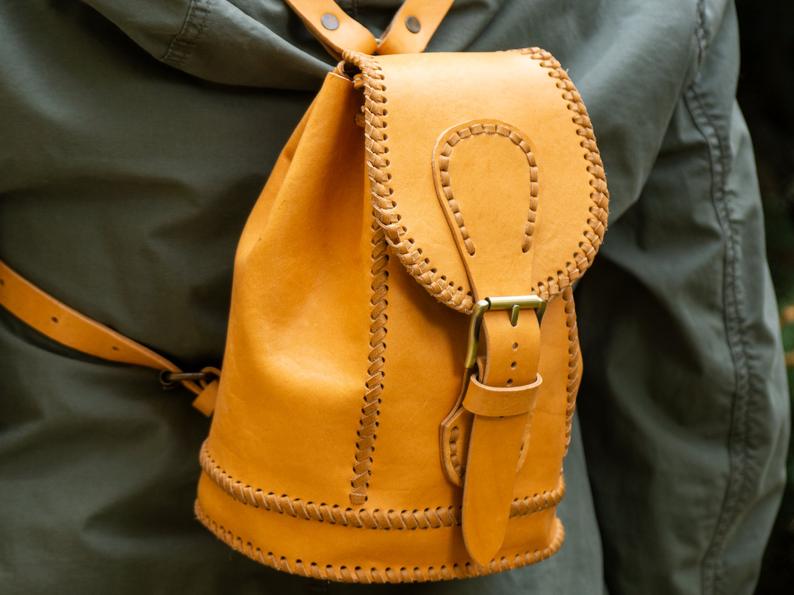 图片[4]-手工皮具图纸 双肩包vp029-皮艺果手工皮具图纸