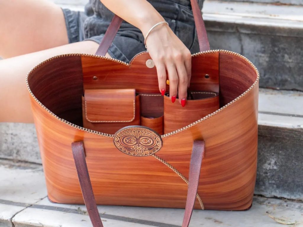 图片[2]-手工皮具图纸 托特包el041-皮艺果手工皮具图纸