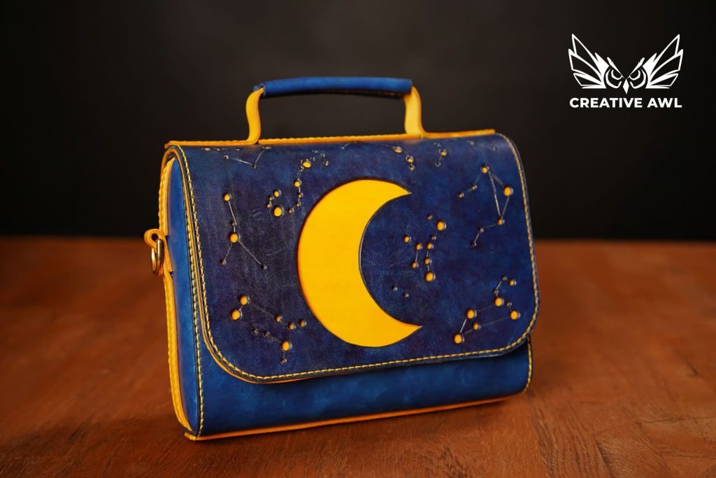 图片[2]-手工皮具图纸 图案手提包ca170-皮艺果手工皮具图纸