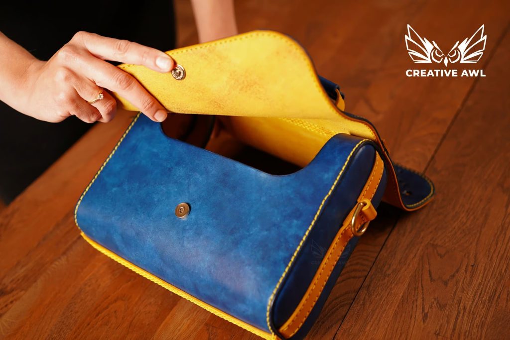 图片[3]-手工皮具图纸 图案手提包ca170-皮艺果手工皮具图纸