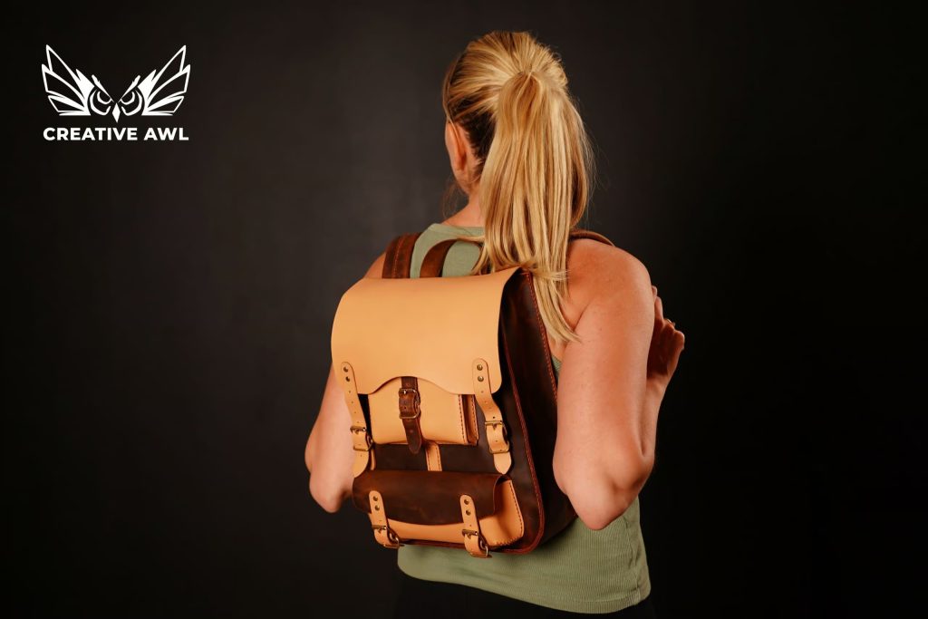 图片[1]-手工皮具图纸 背包ca171-皮艺果手工皮具图纸