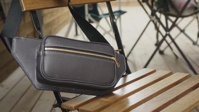 图片[3]-手工皮具图纸 胸挎腰包bc091-皮艺果手工皮具图纸