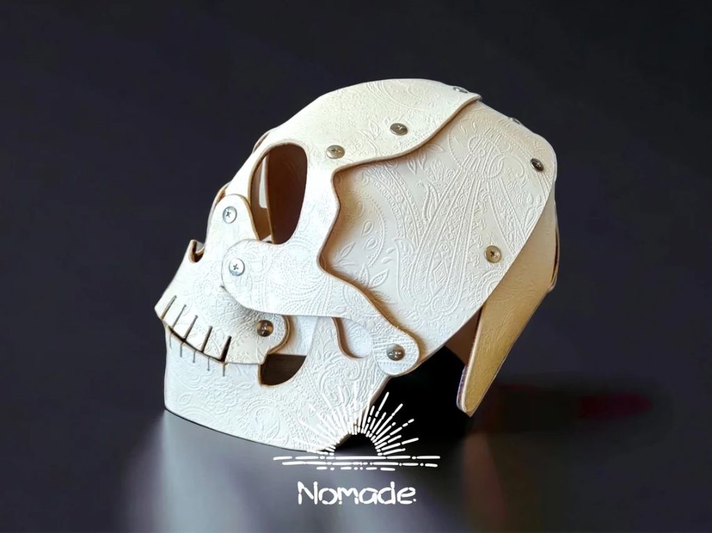 图片[3]-手工皮具图纸 头骨面具nc006-皮艺果手工皮具图纸