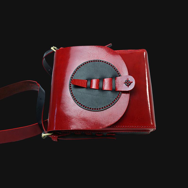 图片[2]-手工皮具图纸 挎包vp036-皮艺果手工皮具图纸