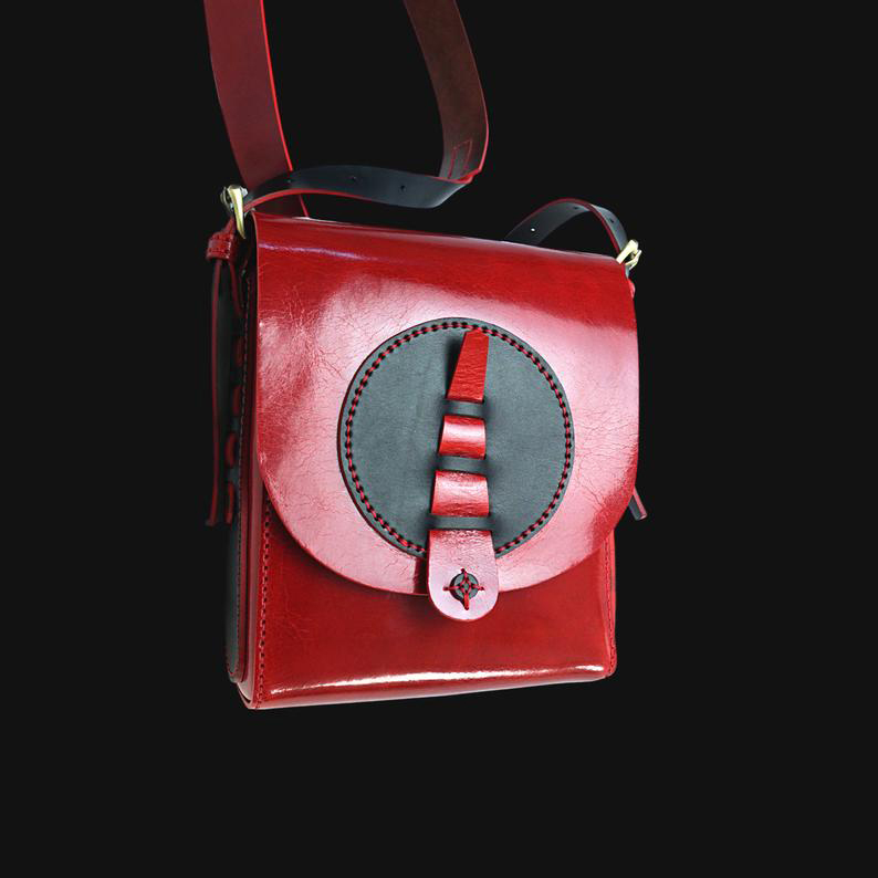 图片[3]-手工皮具图纸 挎包vp036-皮艺果手工皮具图纸