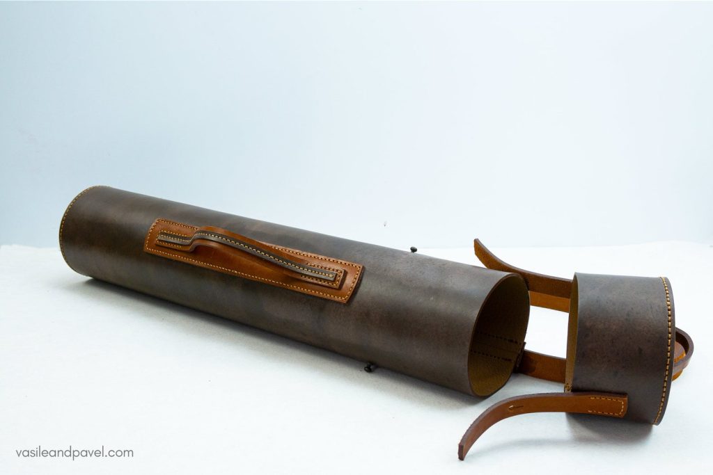 图片[3]-手工皮具图纸 地图 海报桶vp039-皮艺果手工皮具图纸