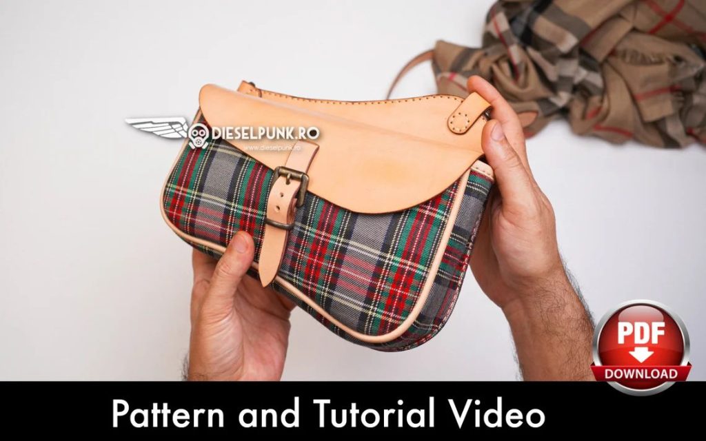 图片[2]-手工皮具图纸 胸挎包di184-皮艺果手工皮具图纸