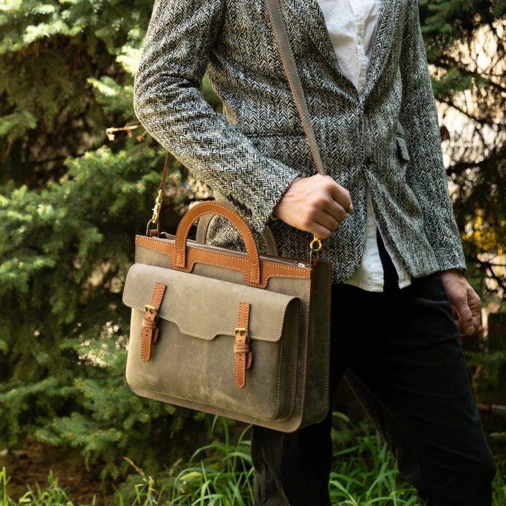 图片[1]-手工皮具图纸 手提挎包vp181-皮艺果手工皮具图纸