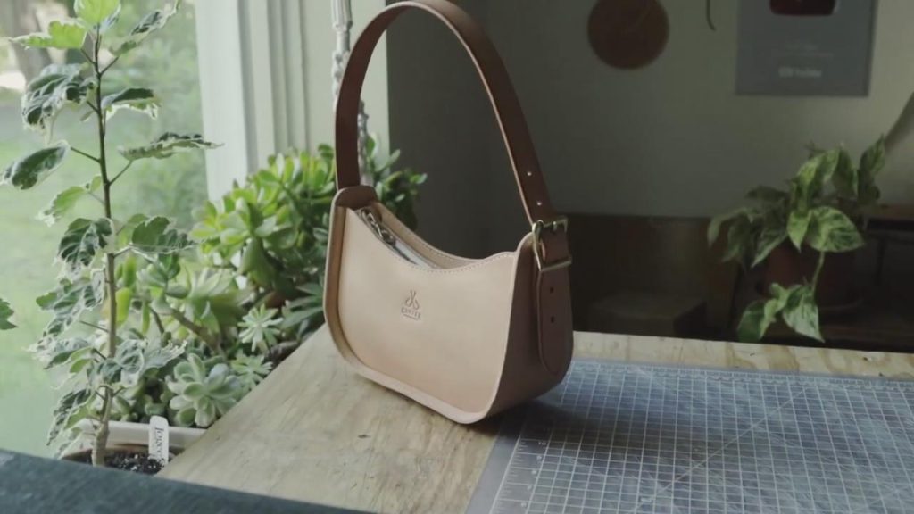 图片[2]-手工皮具图纸 法棍包cl001-皮艺果手工皮具图纸