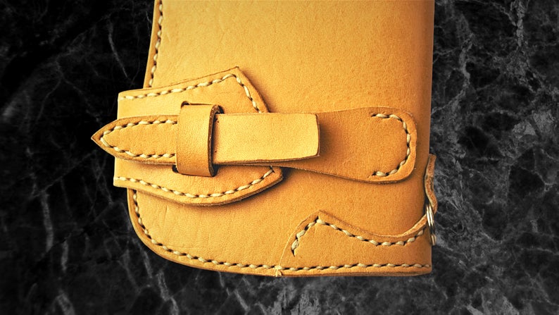 图片[2]-手工皮具图纸 日式短夹vp044-皮艺果手工皮具图纸