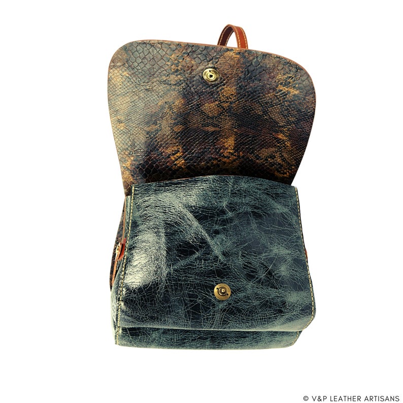 图片[3]-手工皮具图纸 双袋口挎包vp049-皮艺果手工皮具图纸