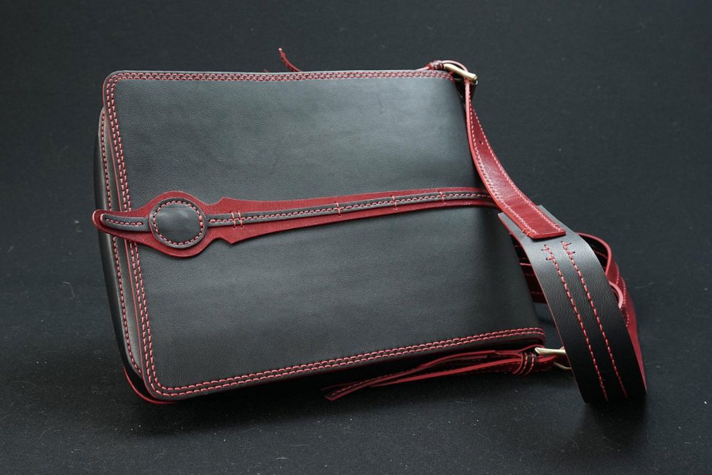 图片[2]-手工皮具图纸 信使包vp055-皮艺果手工皮具图纸