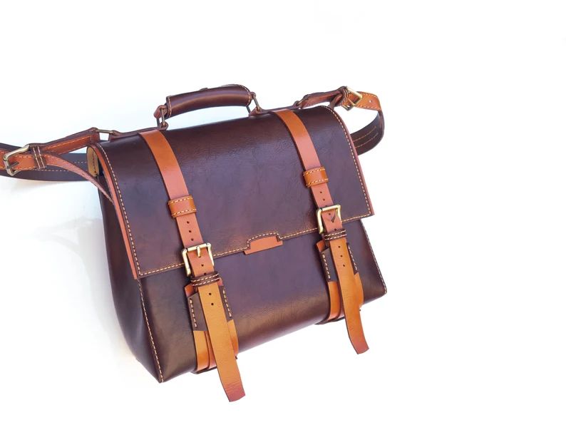 图片[2]-手工皮具图纸 邮差包vp069-皮艺果手工皮具图纸